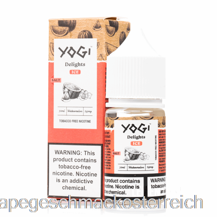Wassermelonen-Eissalze – Yogi-Köstlichkeiten – 30 Ml, 50 Mg Vape-Geschmack